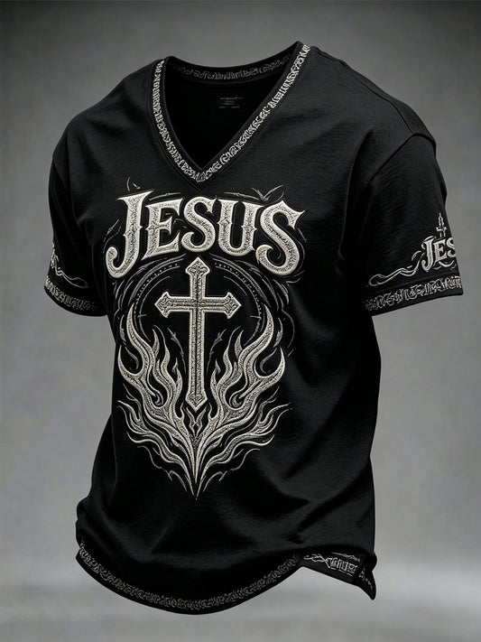 Men's Faith V-neck T-shirt