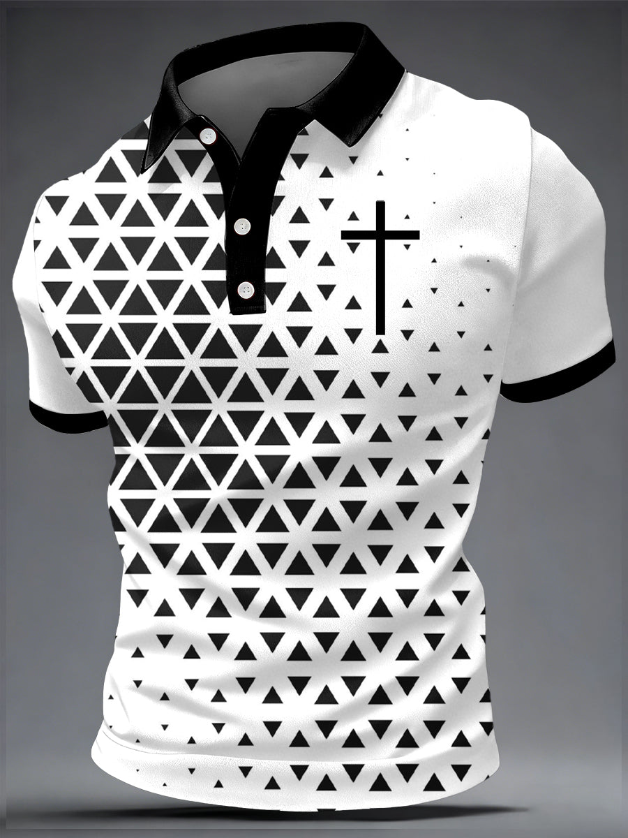 Men's Faith Print Casual Top