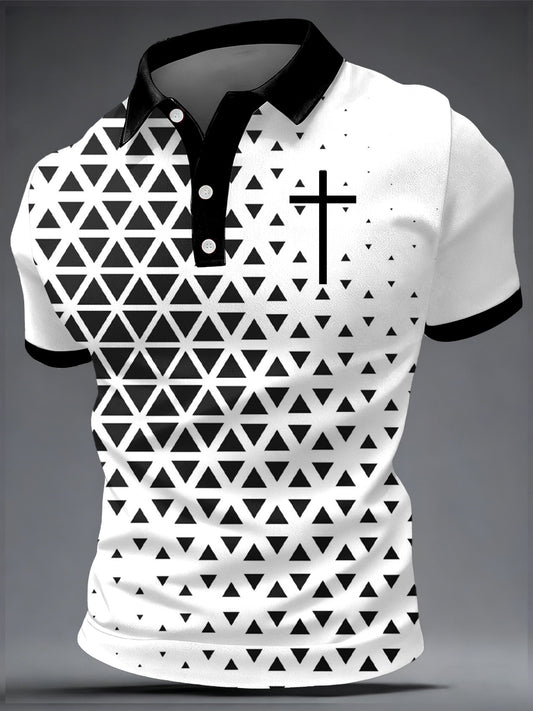 Men's Faith Print Casual Top