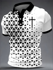 Men's Faith Print Casual Top