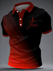 Men's Faith Print Casual Top