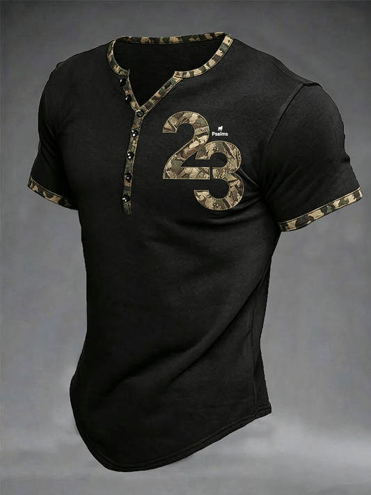 Men's salms 23 Camouflage T-shirt