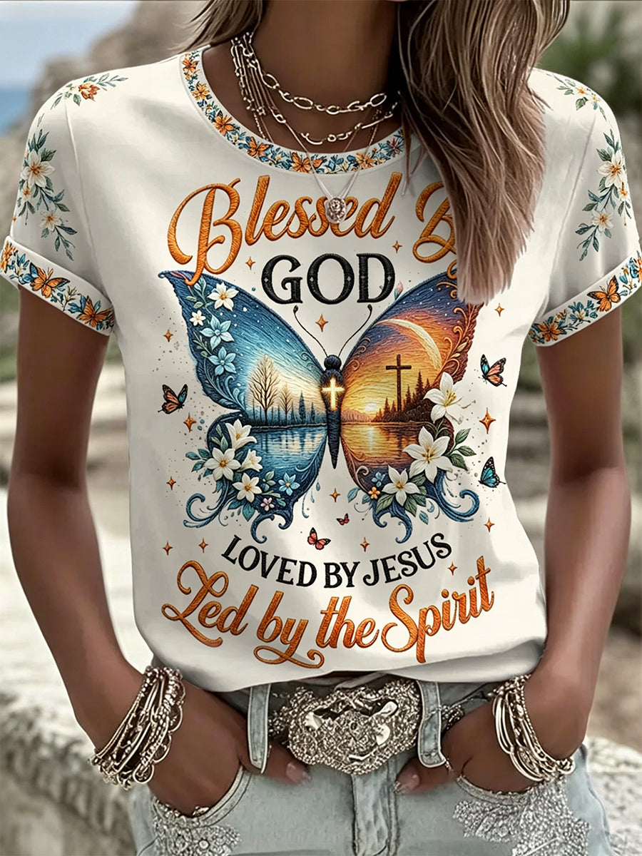 Women's Christian Print Tee