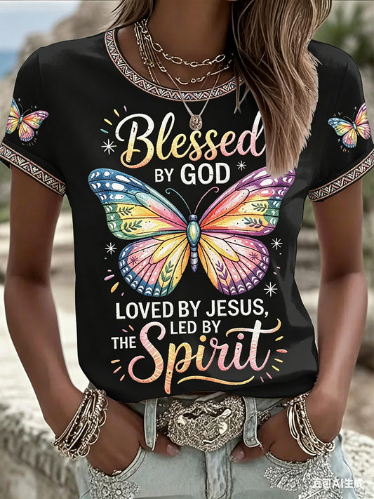 Women's Christian Print Tee