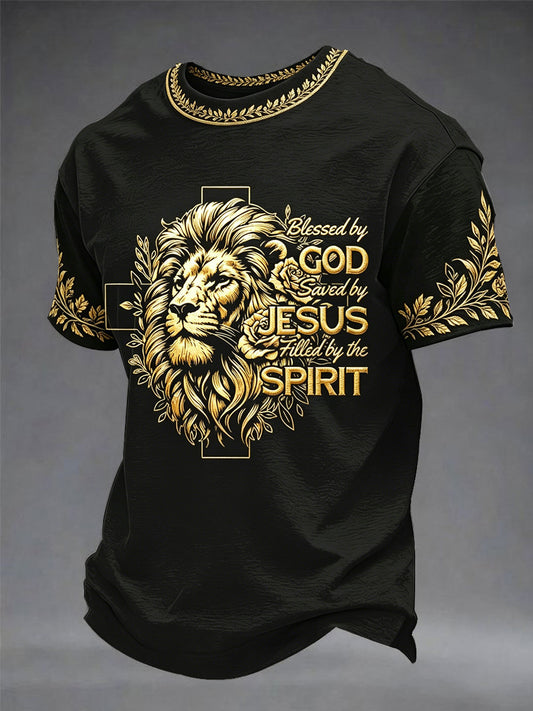 Men's Christian Print Tee