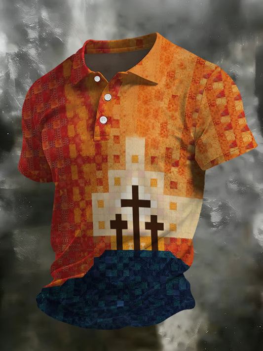 Men's Faith Print Casual Top