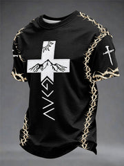 Men's“God Is Greater Than The Highs & Lows ”Print Casual Unisex T-shirt