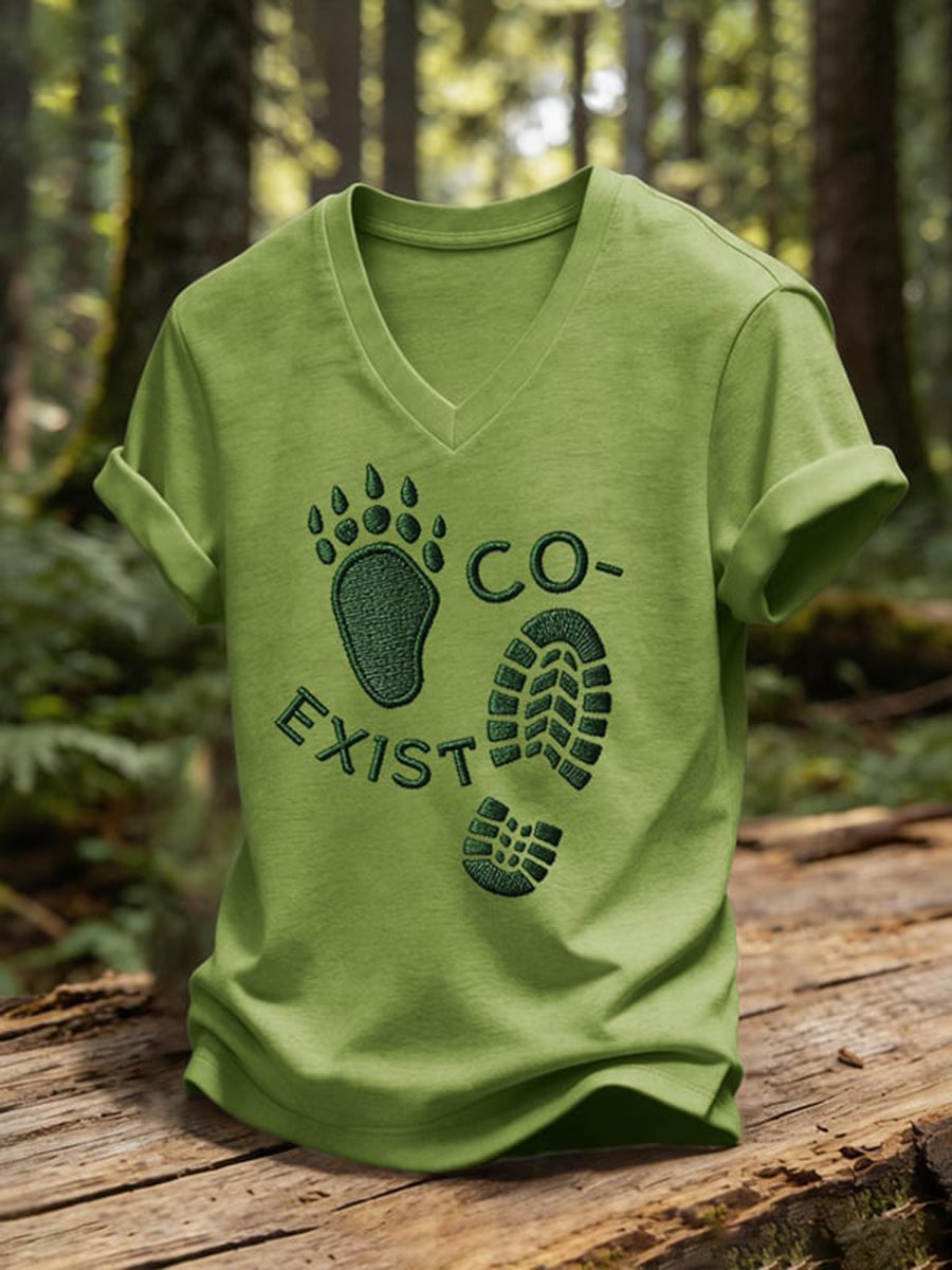 Women's CO-EXIST Print Casual T-shirt
