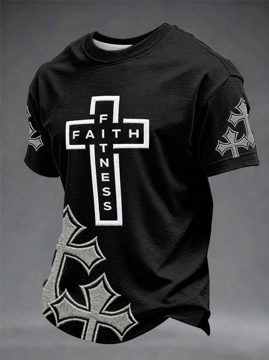 “Faith&Fitness” Christian Fitness Casual unisex T-shirt