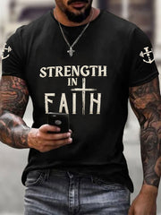 “Strength In Faith” Christian Fitness Casual unisex T-shirt