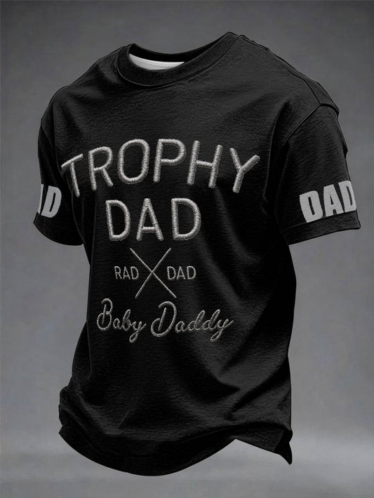Men's “Trophy Dad” Father's Day Fun Casual T-shirt