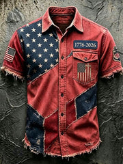 Men'S 250Th Anniversary National Print Shirt