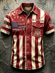 Men'S 250Th Anniversary National Faith Print Shirt