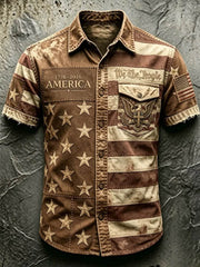Men'S 250Th Anniversary National Faith Print Shirt