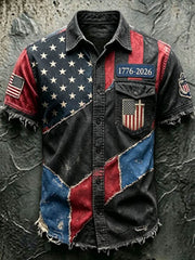 Men'S 250Th Anniversary National Print Shirt