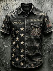 Men'S 250Th Anniversary National Faith Print Shirt