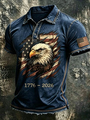 Men'S 250Th Anniversary Printed Casual T-Shirt