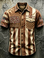 Men'S 250Th Anniversary National Faith Print Shirt