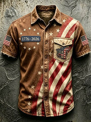 Men'S 250Th Anniversary National Faith Print Shirt