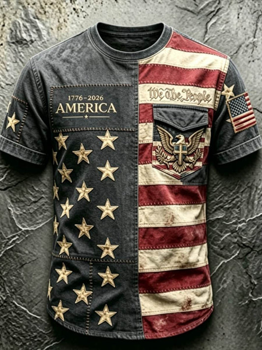 Men's 250Th Anniversary National Faith Print Tee