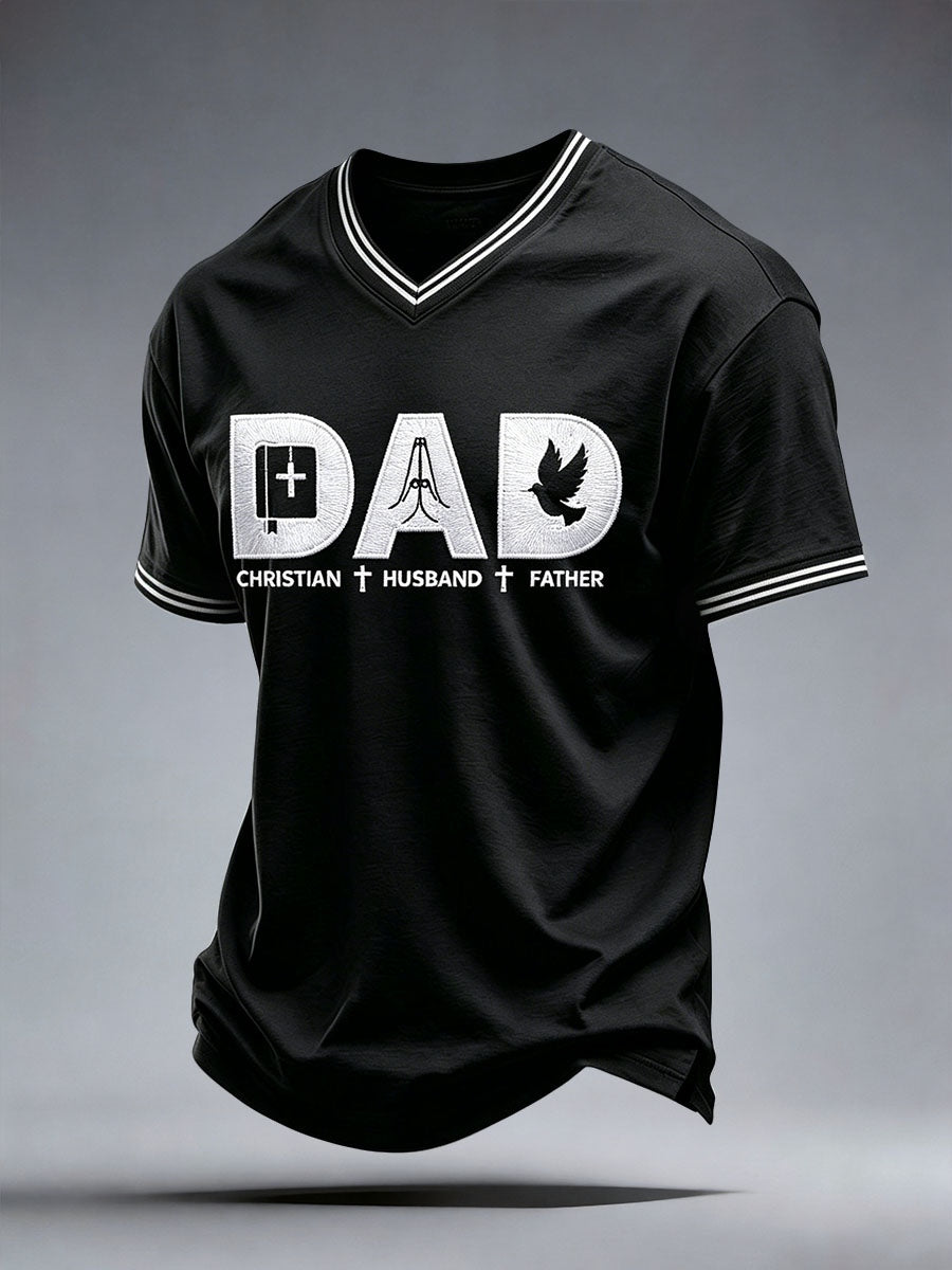 Men's Dad Christian Husband Father T-Shirt
