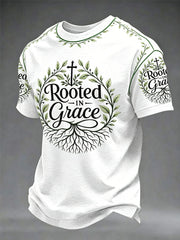 Men's “Rooted In Grace”Faith Casual Unisex T-Shirt