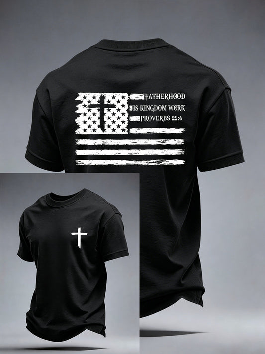 Men's Fatherhood Is Kingdom Work T-Shirt