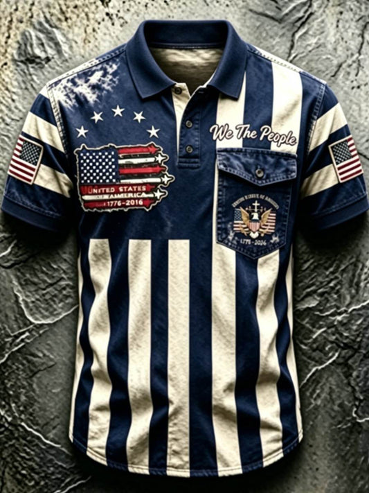 Men'S 250Th Anniversary National Faith Print Shirt
