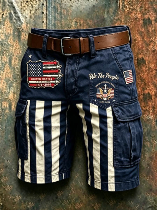 Men's 250Th Anniversary National Faith Print shorts