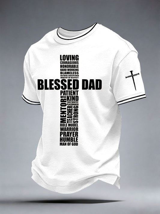 Men's Blessed Dad T-Shirt