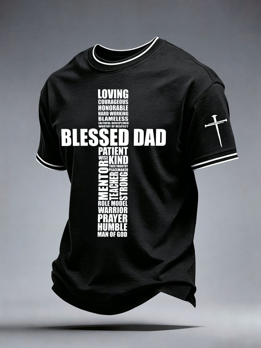 Men's Blessed Dad T-Shirt