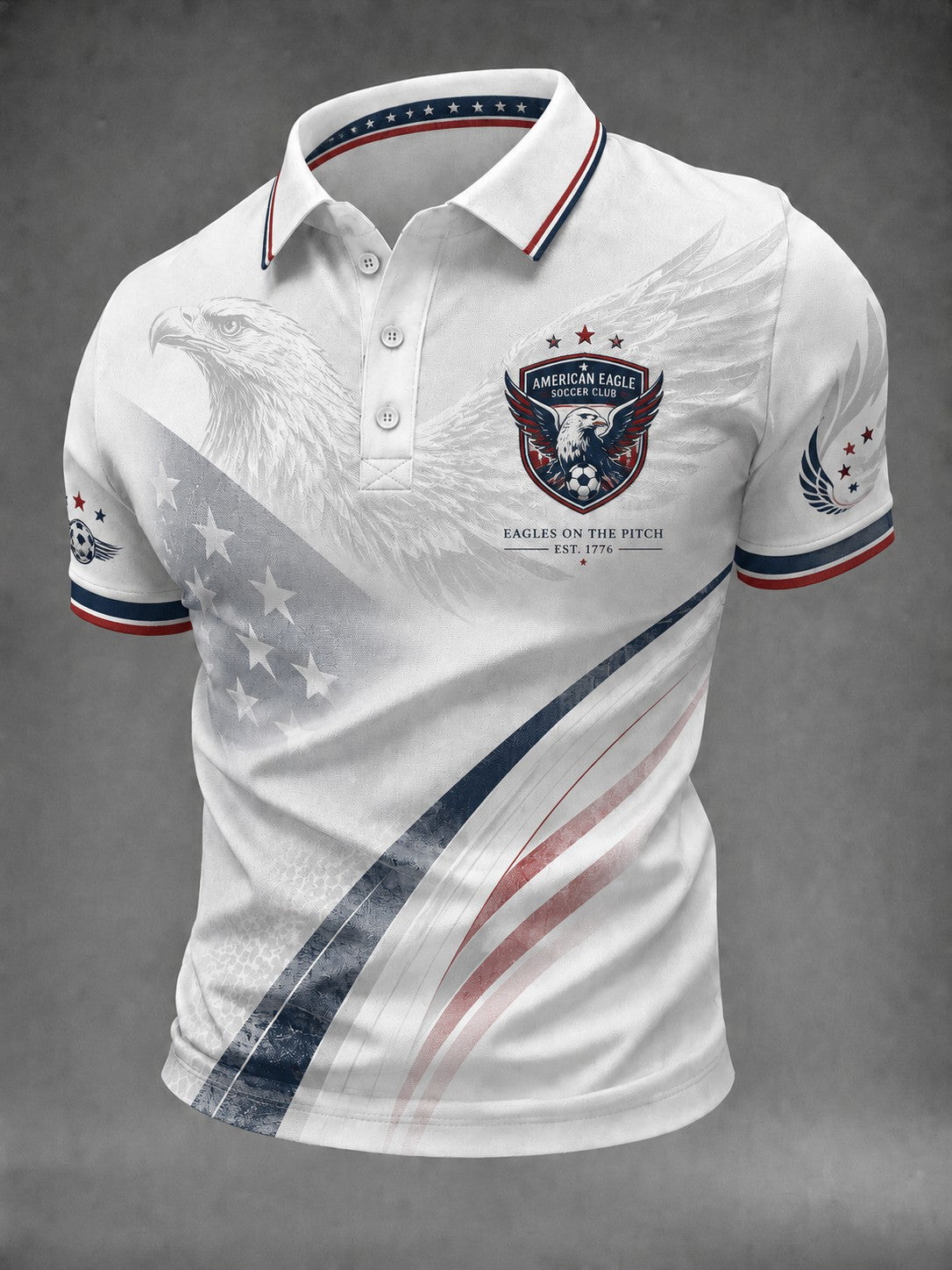 Men's USA Football Printed Shirt