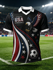 Men's USA Soccer Fan Print T-shirt