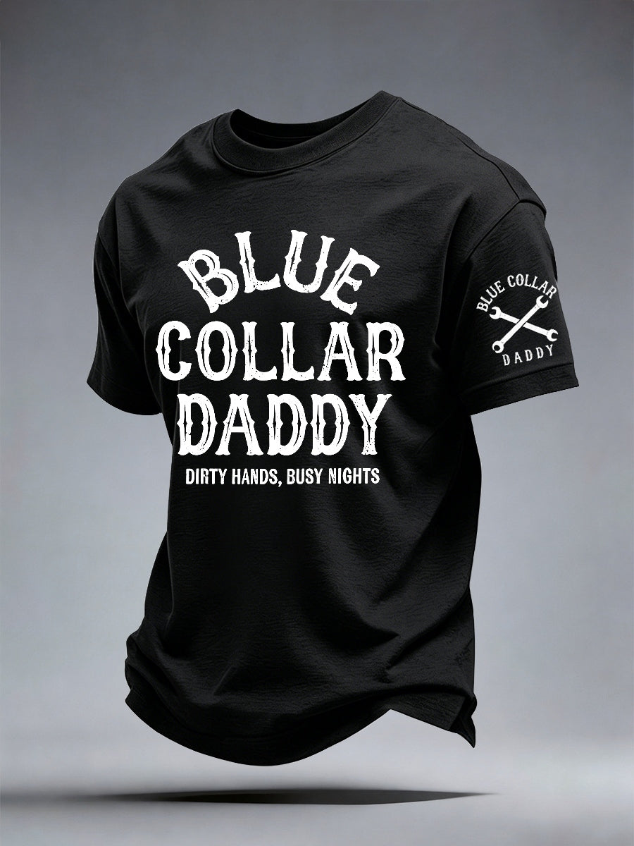 Men's Blue Collar Daddy T-Shirt