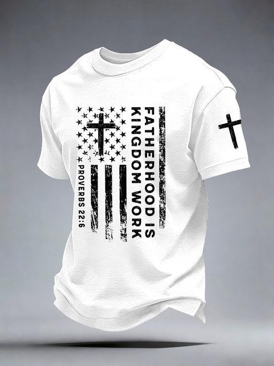 Men's Fatherhood Is Kingdom Work T-Shirt
