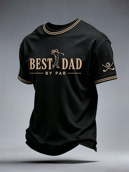 Men's Best Dad By Par T-Shirt