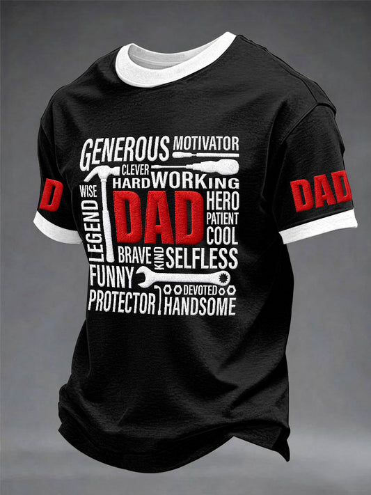 Men's Father's Day Fun Casual T-shirt