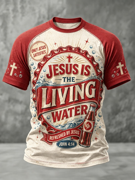 Men's Faith Printed Casual short sleeves t-shirt