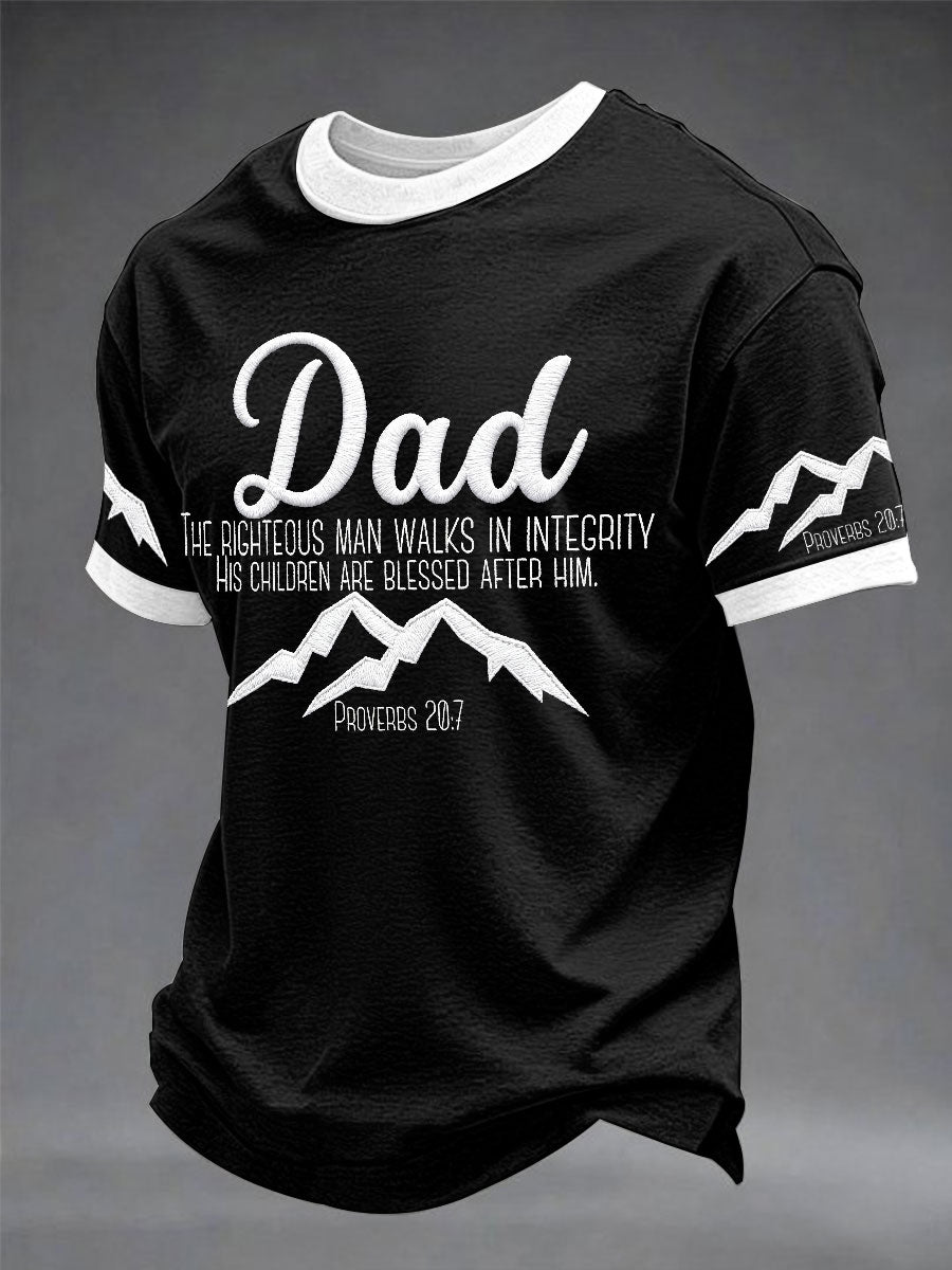 Men's Father's Day Fun Casual Unisex T-shirt