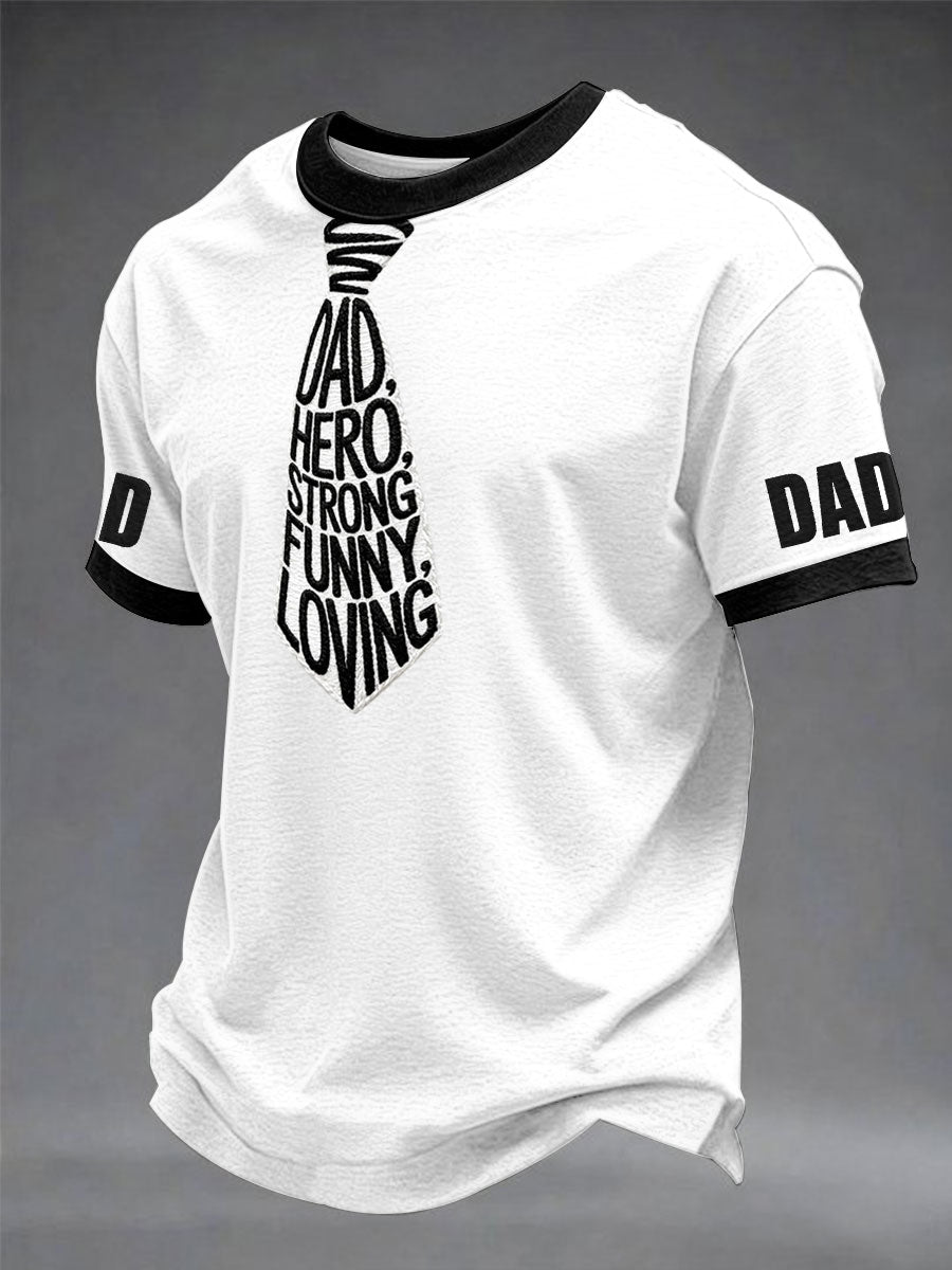 Men's Father's Day Fun Casual Unisex T-shirt