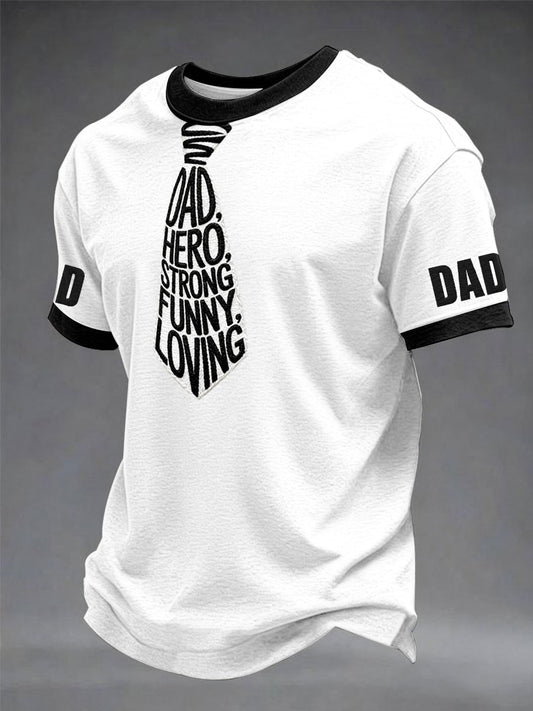 Men's Father's Day Fun Casual Unisex T-shirt