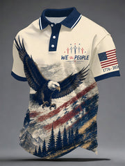 Men's USA 1776-2026 Printed Casual Top