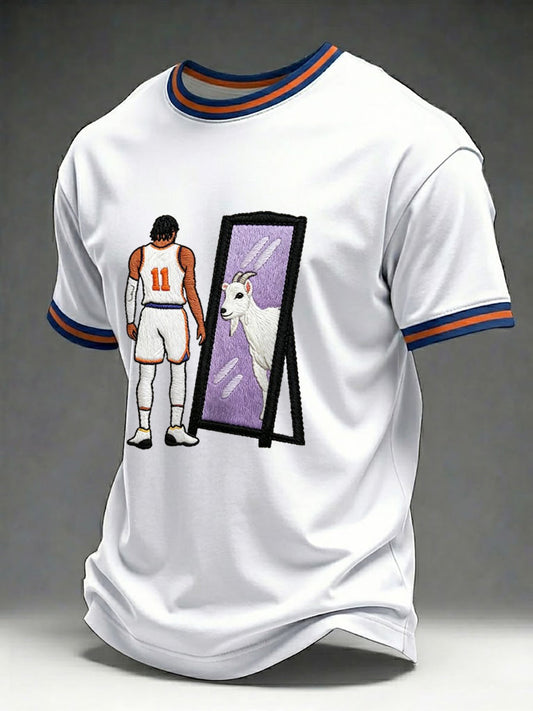 Men's MVP Basketball Player Inspired Casual T-shirt