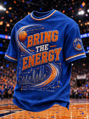 Men's Gift For Basketball Fans Print Casual Tee