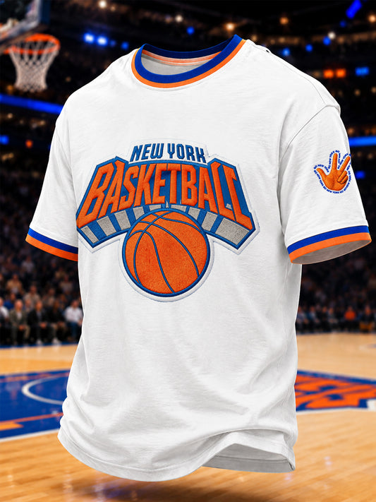 Men's Gift For Basketball Fans Print Casual Tee