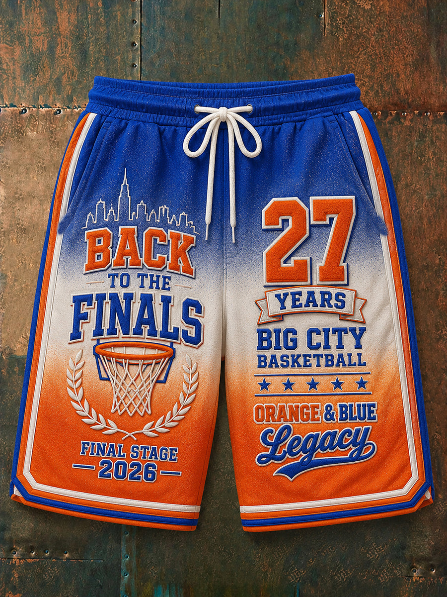 Men's BackTo The Finals Shorts Drawstring