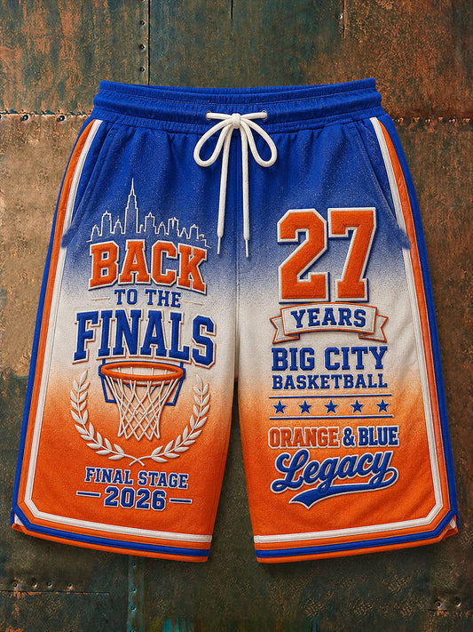 Men's BackTo The Finals Shorts Drawstring