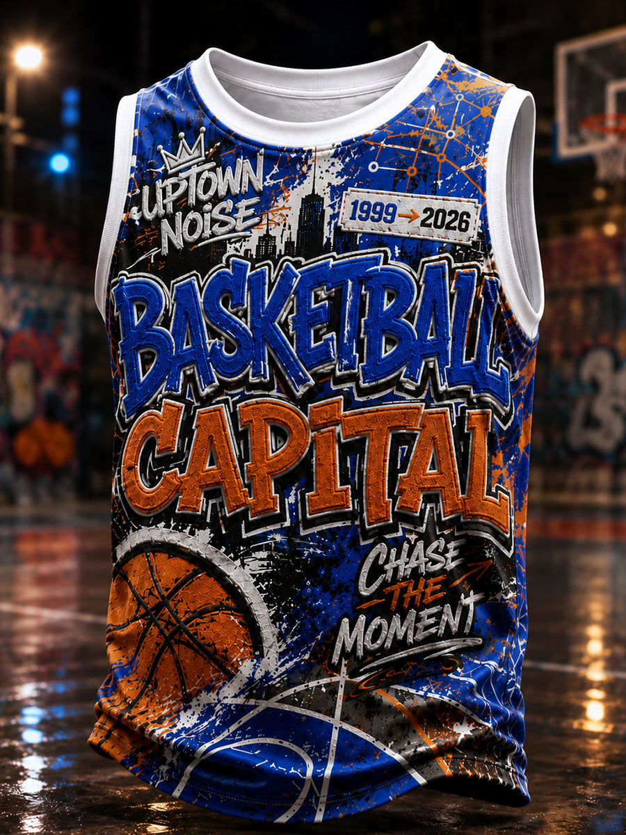 Men's Classic Basketball Fan Graphic Tank Top