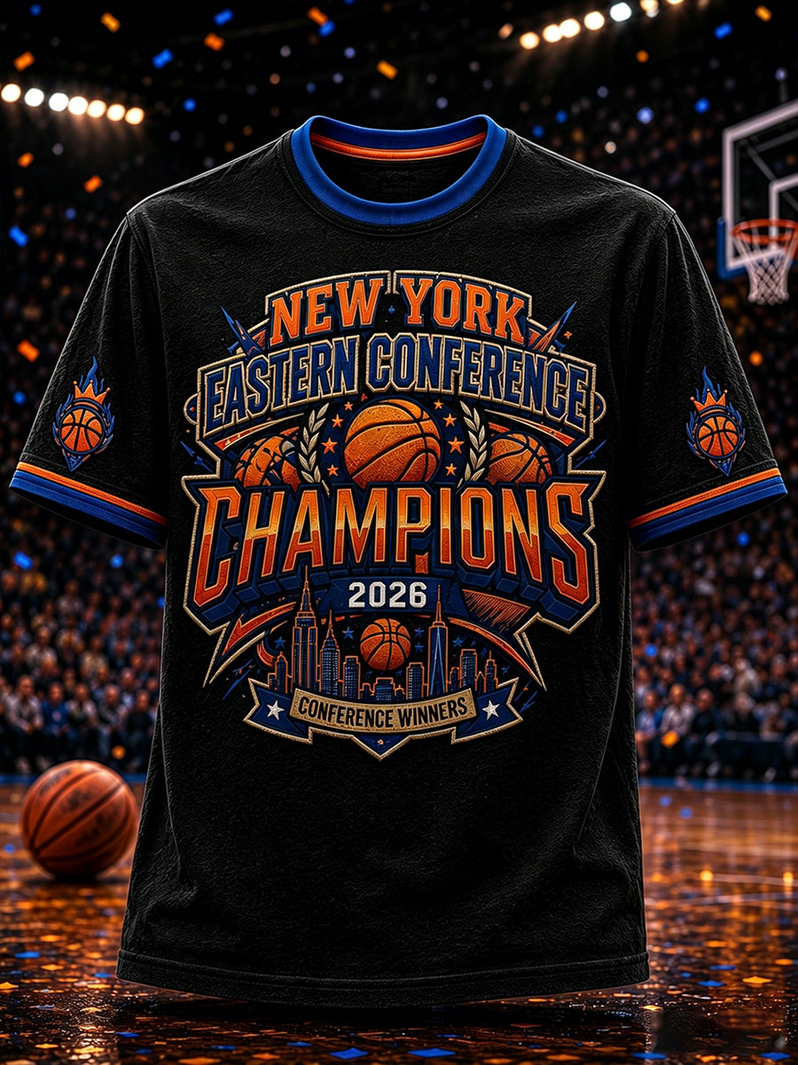 Men's Classic Basketball Fan Graphic Short Sleeve T-shirt