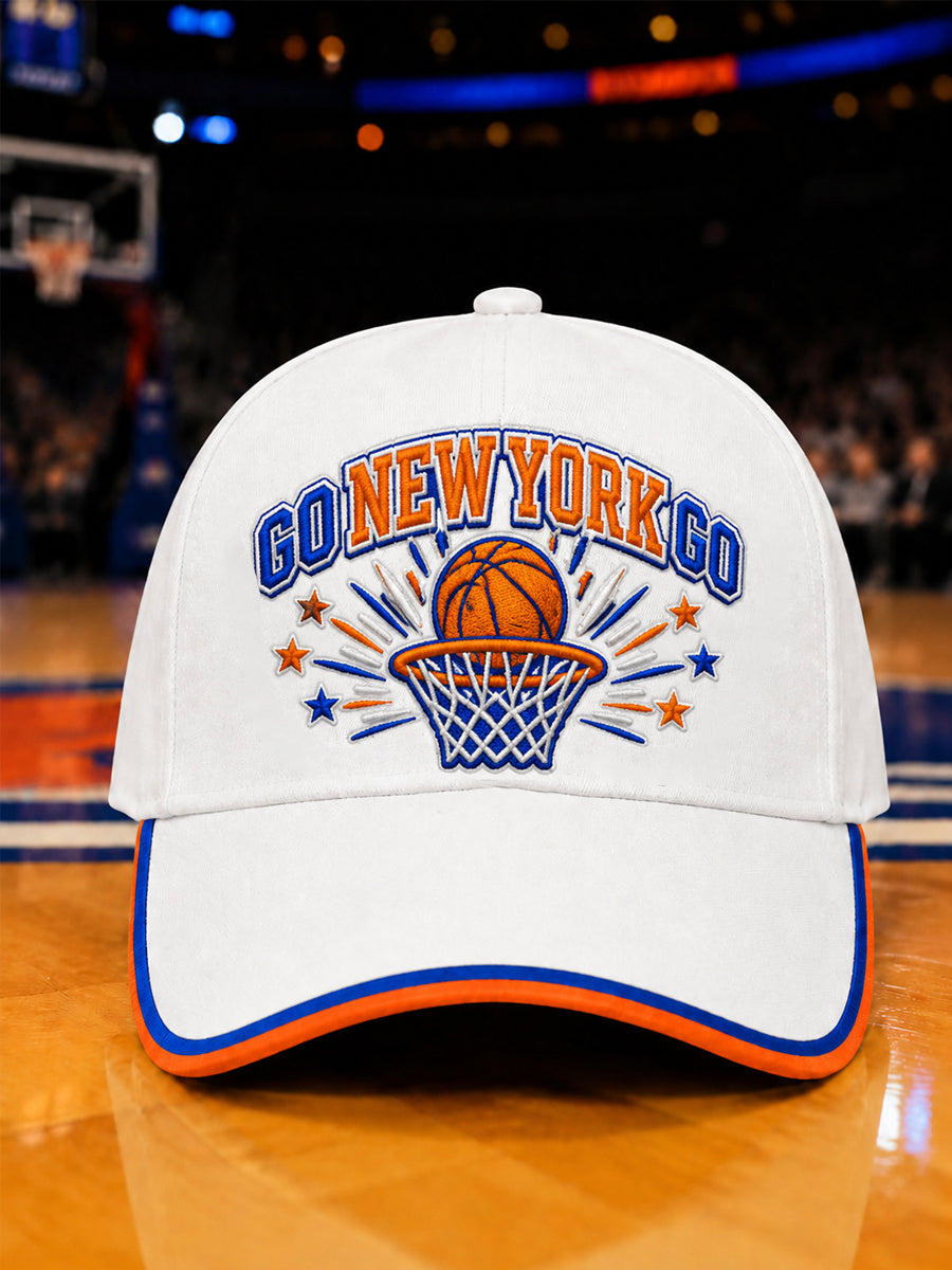 Unisex GO NEW YORK GO! Gift For Basketball Fans Hat